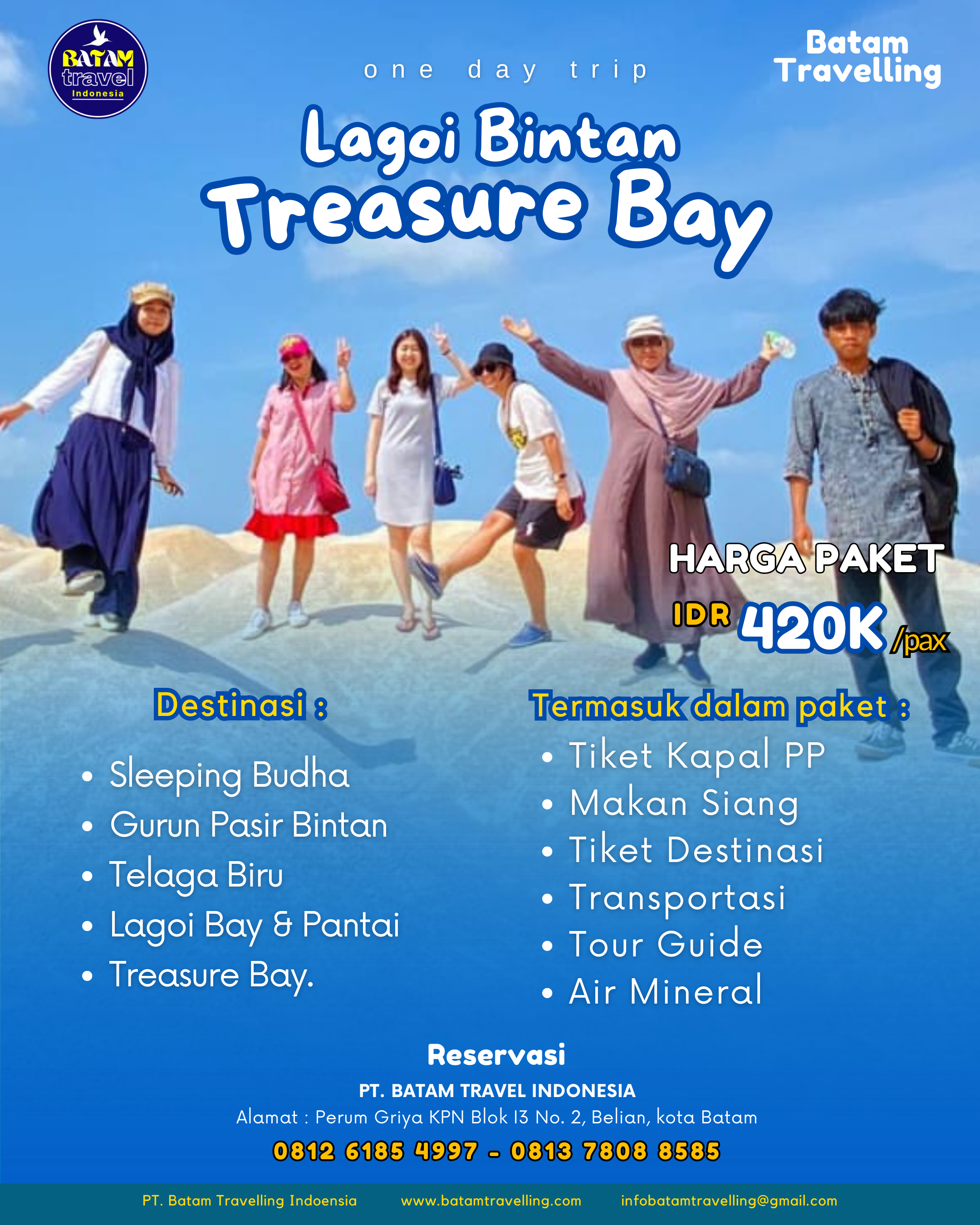 Paket Wisata 1 Day Trip Lagoi Bintan dan Treasure bay (Review dan Ittenarary Lengkap)